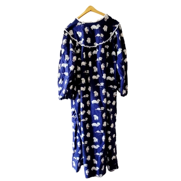 Lanz of Salsburg Puppy Love Maltise Dog Long Flannel Gown Modest Granny… - Picture 3 of 9